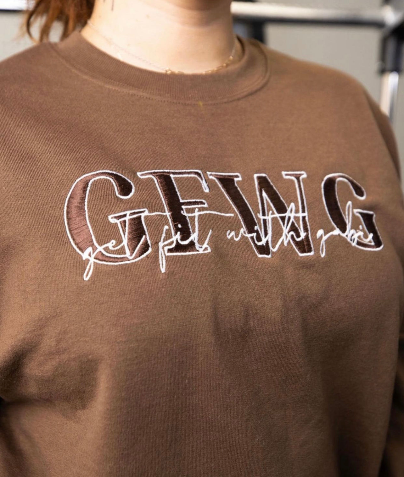 GFWG Crewneck Brown